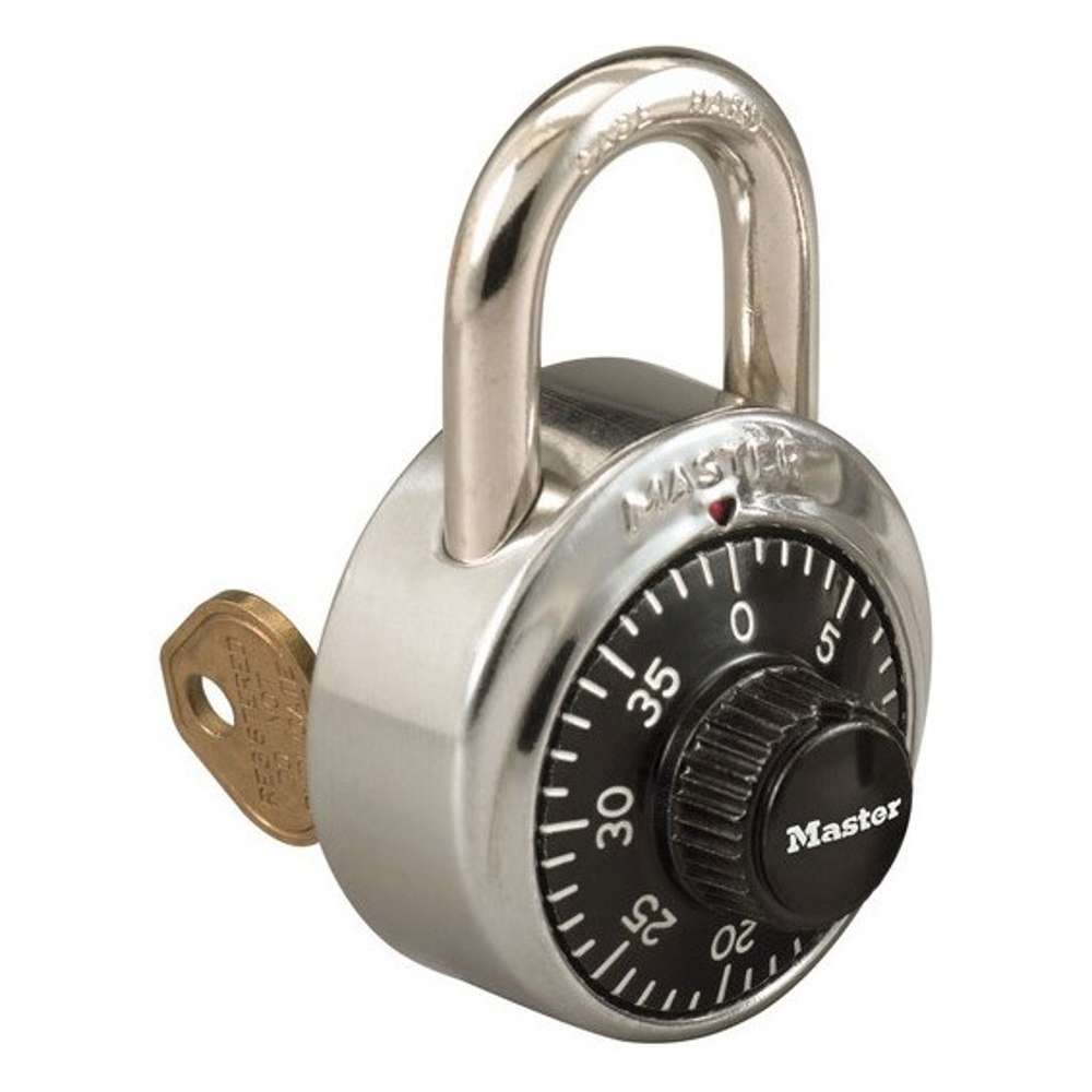 Combination and key padlock discount