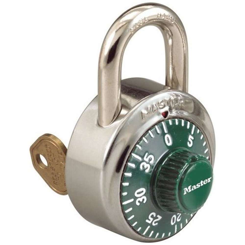 Master Lock 1525EZRC Colored Simple Combo Dial Combination Padlock