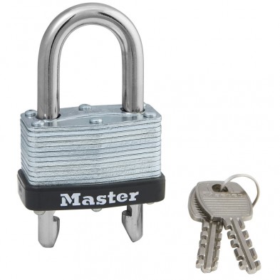 Master Lock Padlock 1-3/4" Warded Keyed Different Adj. Shkl.