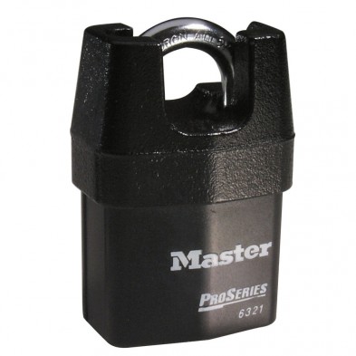 Master Lock 6320 Pro-Series Wide Shrouded Rekeyable Pin Tumbler Padlock