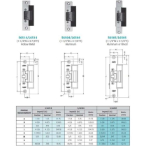 RCI S6514XLMKM-32D Electric Strikes