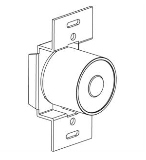 Rixson 998369-3V Electromagnetic Door Holder Magnet Assembly