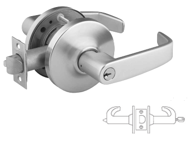 Sargent 2860-10G05-LB-26D Entry Cylindrical Lever Lock