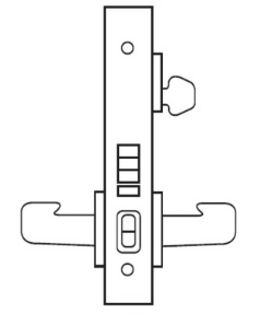 Sargent 8255-26D Office Mortise Lock, Lock Body Only