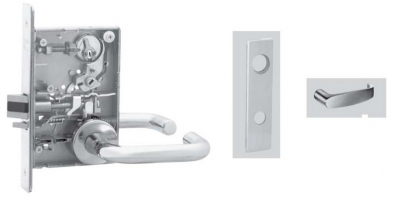 Sargent 8255-LW1L-26D Office or Entry Mortise Lock