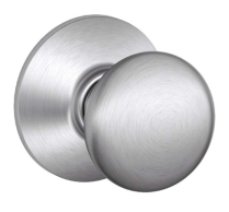 Schlage A25D-PLY-626 Exit Knob, Blank Plate X Knob