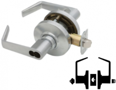  Schlage AL53JD-SAT-606 Grade 2, Cylindrical Lock