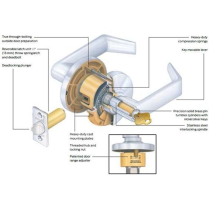 Schlage AL70BD SAT-626 SATURN (LESS CYLINDER) AL-Series Stor