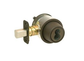 Schlage B560J-613 Single Cylinder Deadbolt, Grade 2