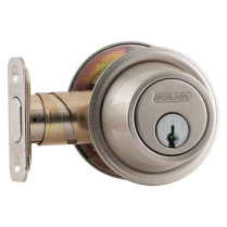 Schlage B560P-619 Single Cylinder Deadbolt, Grade 2