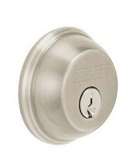 Schlage B60N-613-KA4 Deadbolt, Single Cylinder