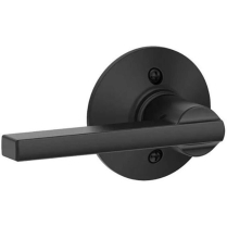 Schlage F170-LAT-622 Single Dummy, Latitude Lever, Black