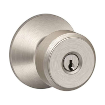 Schlage F51A BWE 619 Bowery 16-086 Satin Nickel Keyed Entry