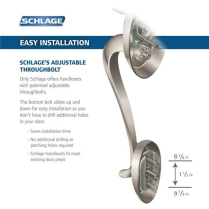 Schlage FE-Series FE285 CAM 609 ACC LH Accent Lever