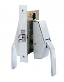 Schlage HL6-9010-626AM Mortise Hospital Latch AntiMicrobial