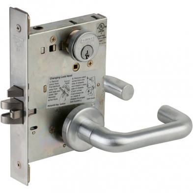 Schlage L9050P-03A-626 Office Mortise Lock