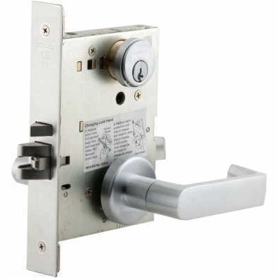 Schlage L9070P-06A-626 Classroom Mortise Lock