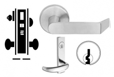 Schlage L9453P-06L-626 Entrance Mortise Lock with Deadbolt