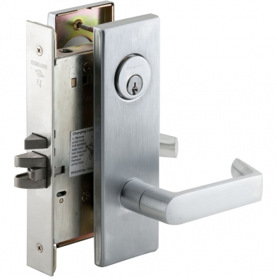 Schlage L9453P-06N-626 Entrance Mortise Lock with Deadbolt