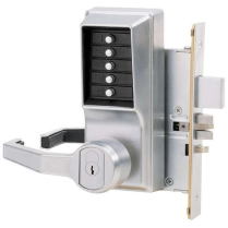 Kaba Simplex Combo Mortise Lock w. Bolt, Best IC Prep LH