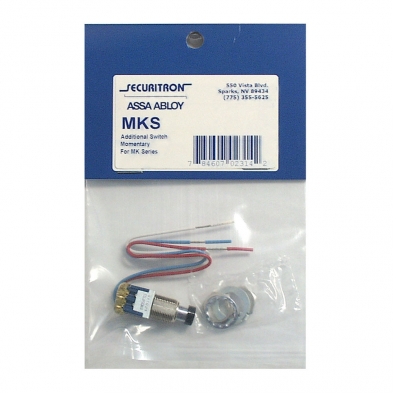 Securitron MKS Mk Series Add-On Switch, Momentary, Spdt