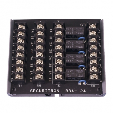 Securitron RB-4-24 Relay Board, 4 DPDT Relays