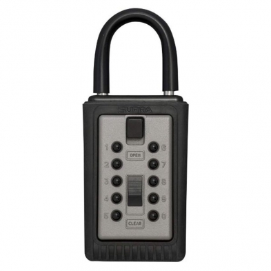 Supra 1166 Keysafe Portable 3-Key, Pushbutton, Titanium