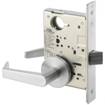 Yale AUR8801FL-626 Mortise Passage, Aur Trim, Satin Chrome