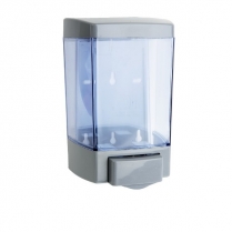 Clear VU Grey Soap Dispenser 46oz