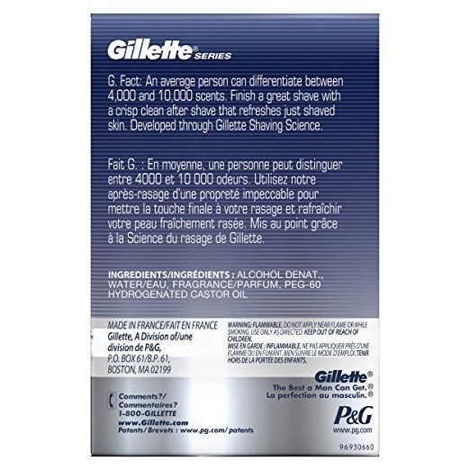 Gillette After Shave Splash "Cool Wave" 12/case