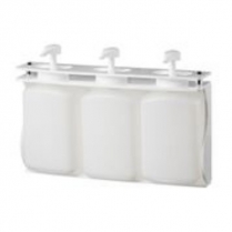 32 OZ WMB  LOCKING" TRIPLE HOLDER ONLY- WHITE"