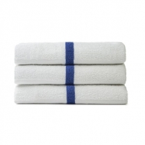 24 x 48 G CAMELOT STD BATH TOWELS BLUE STRIPE
