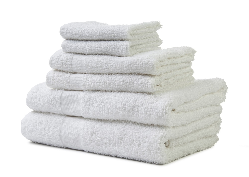 10pk Towel Terry 24 x 50 White 