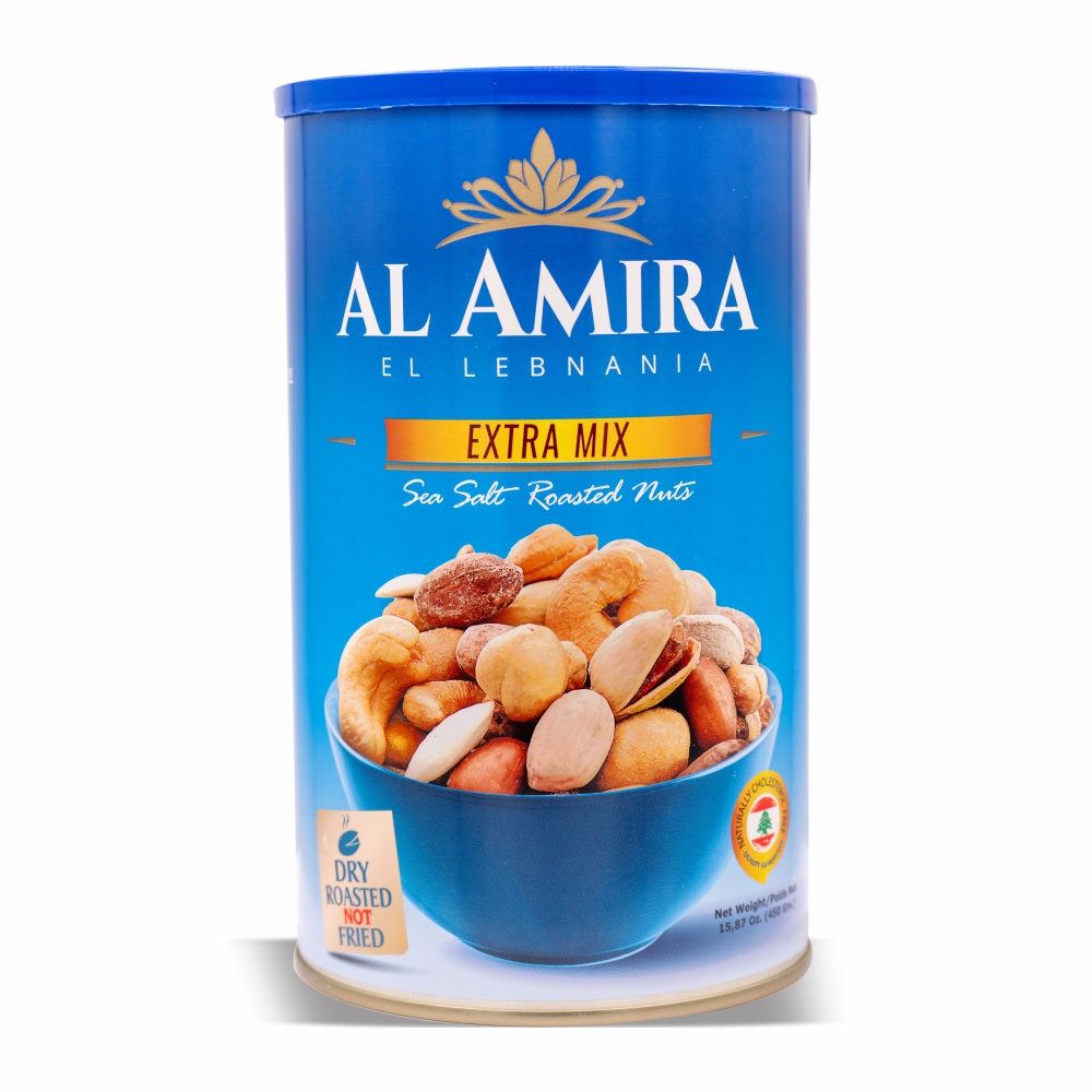 AL AMIRA EXTRA NUTS (METAL CANS) blue 12/454 GR Kradjian