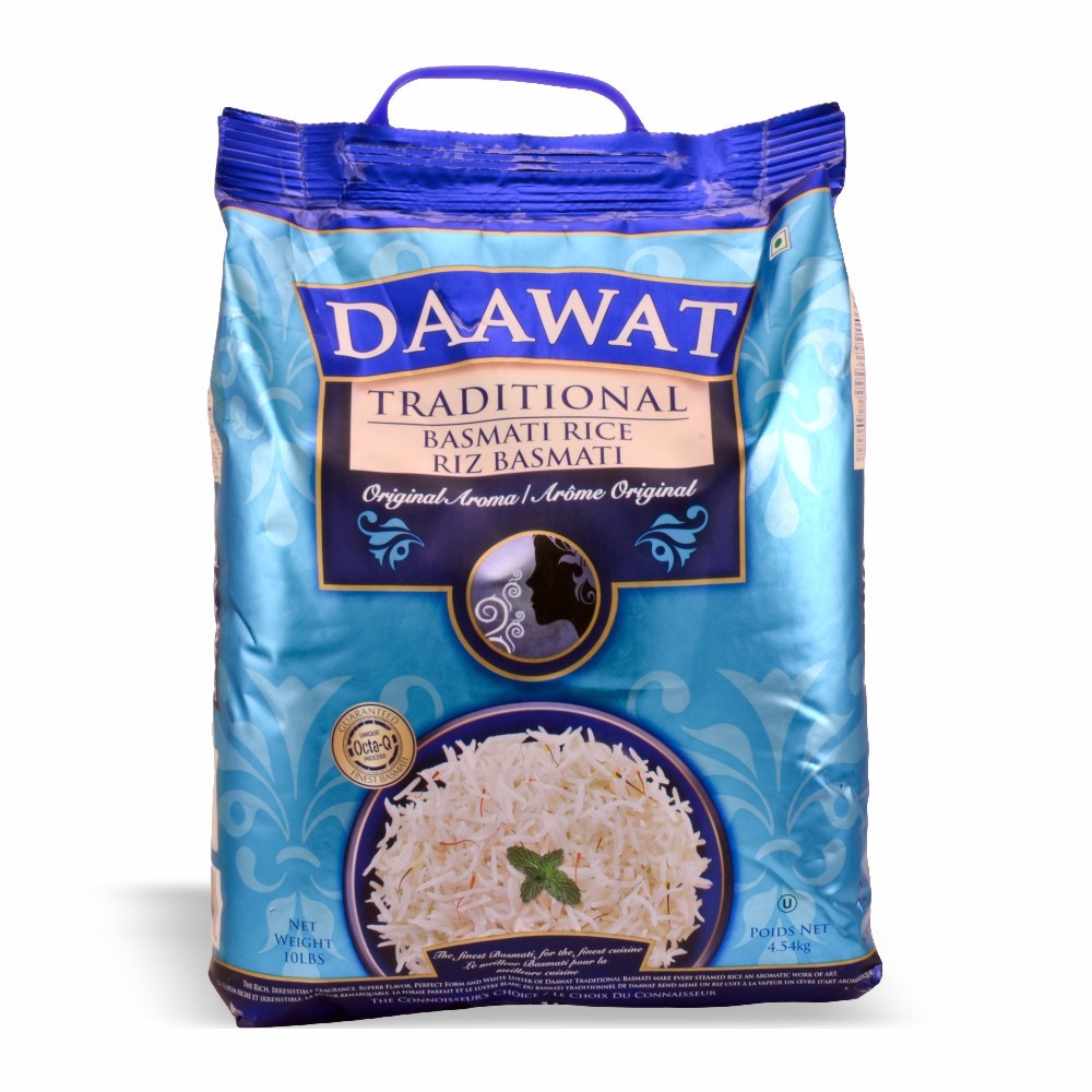 DAAWAT BASMATI RICE 10 LB Kradjian