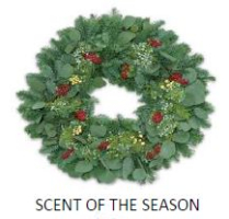 14/26" WREATH, SCENT OF THE SEASON, 4/CASE 1210