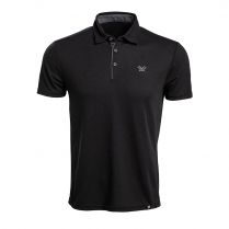 Vortex Men's Polo: Punch In Black Heather