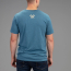 Vortex Men's T-Shirt: Steel Blue Heather Camo Logo