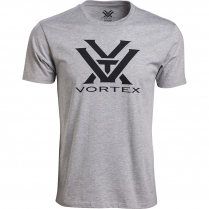 Vortex Men's T-Shirt: Grey Heather Core Logo