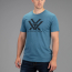 Vortex Men's T-Shirt: Steel Blue Heather Core Logo