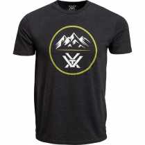 Vortex T-Shirt: Black Three Peaks
