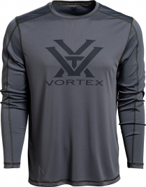 Vortex Long Sleeve Shirt: Grey Sun Slayer