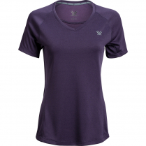 Vortex Women's Short Sleeve Rucker: Purple