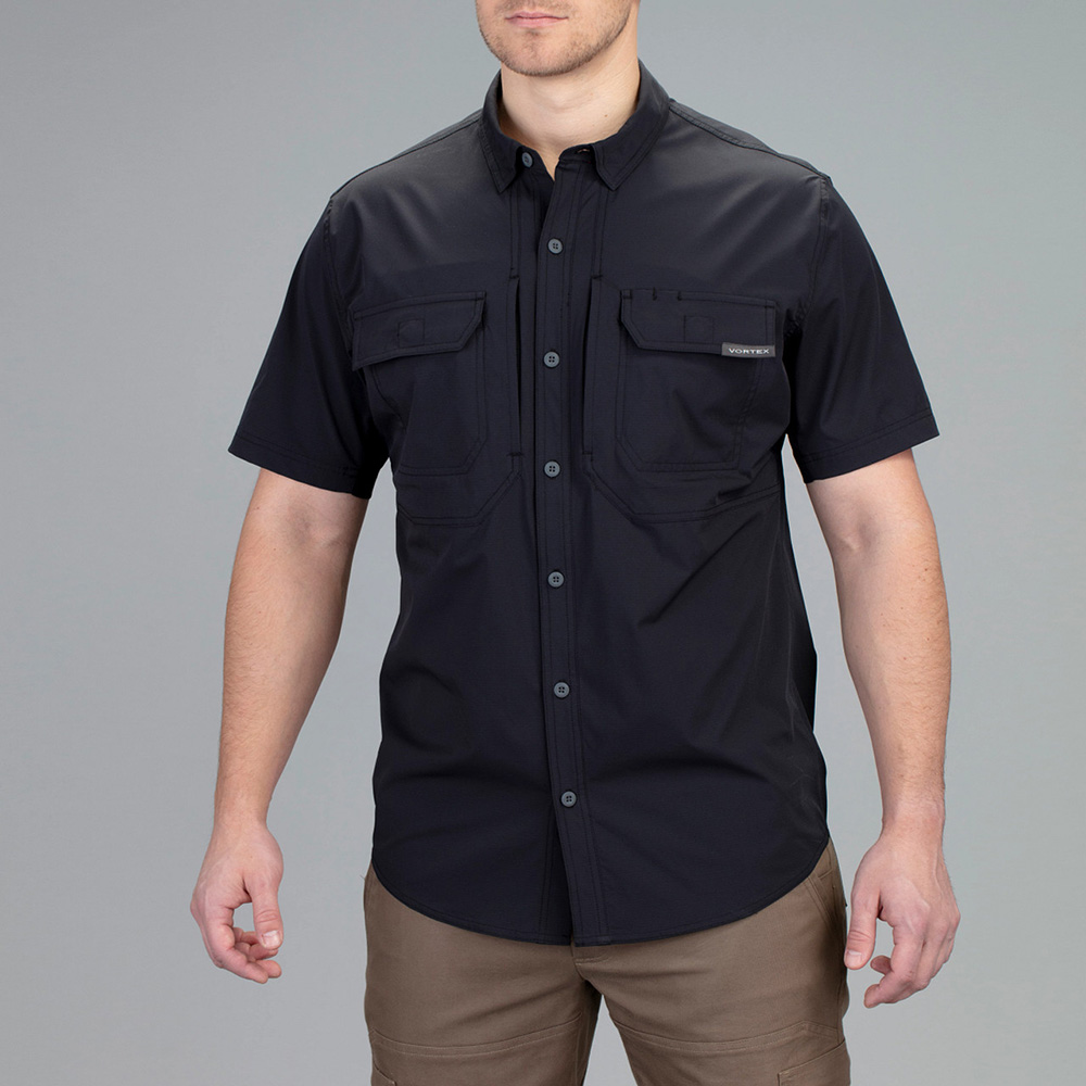 Vortex Men's Short Sleeve Shirt: Black Callsign