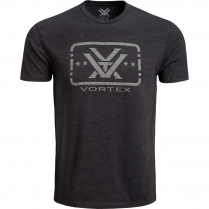 Vortex T-Shirt: Charcoal Heather Trigger Press
