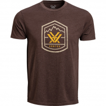 Vortex T-Shirt: Brown Heather Total Ascent