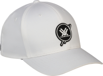 Vortex Golf Cap: White MN Take off Logo Patch