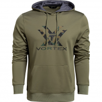 Vortex Hoodie: Lichen Core Logo Performance