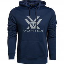 Vortex Hoodie: Navy Core Logo Performance