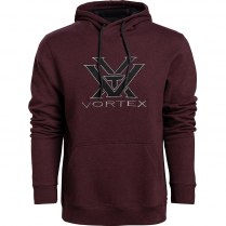 Vortex Hoodie: Burgundy Core Logo Comfort